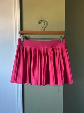 lululemon athletica Hot Pink Pleated Skater Skirt